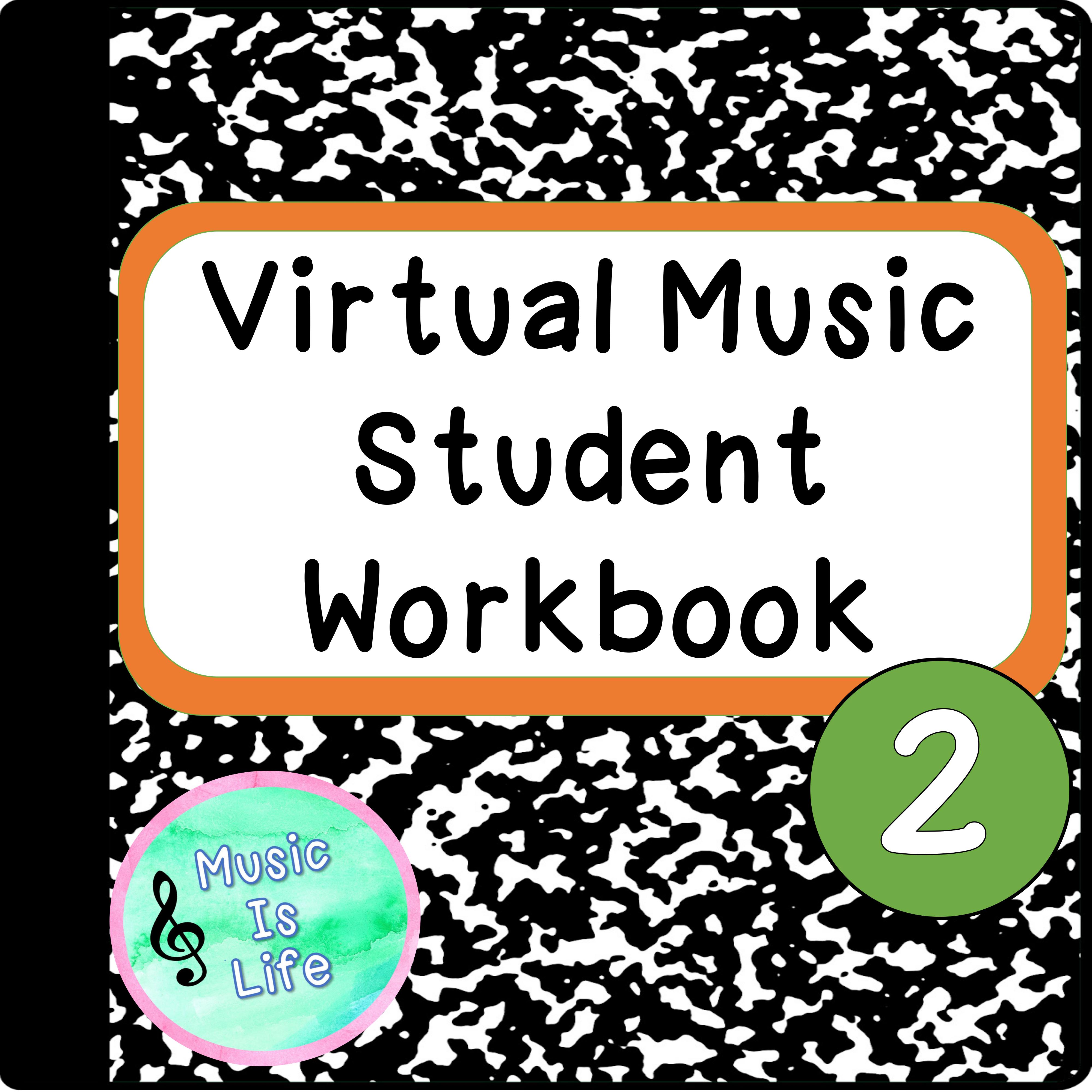 Virtual Music Student Workbook for Google Slides 2 by Music Is Life