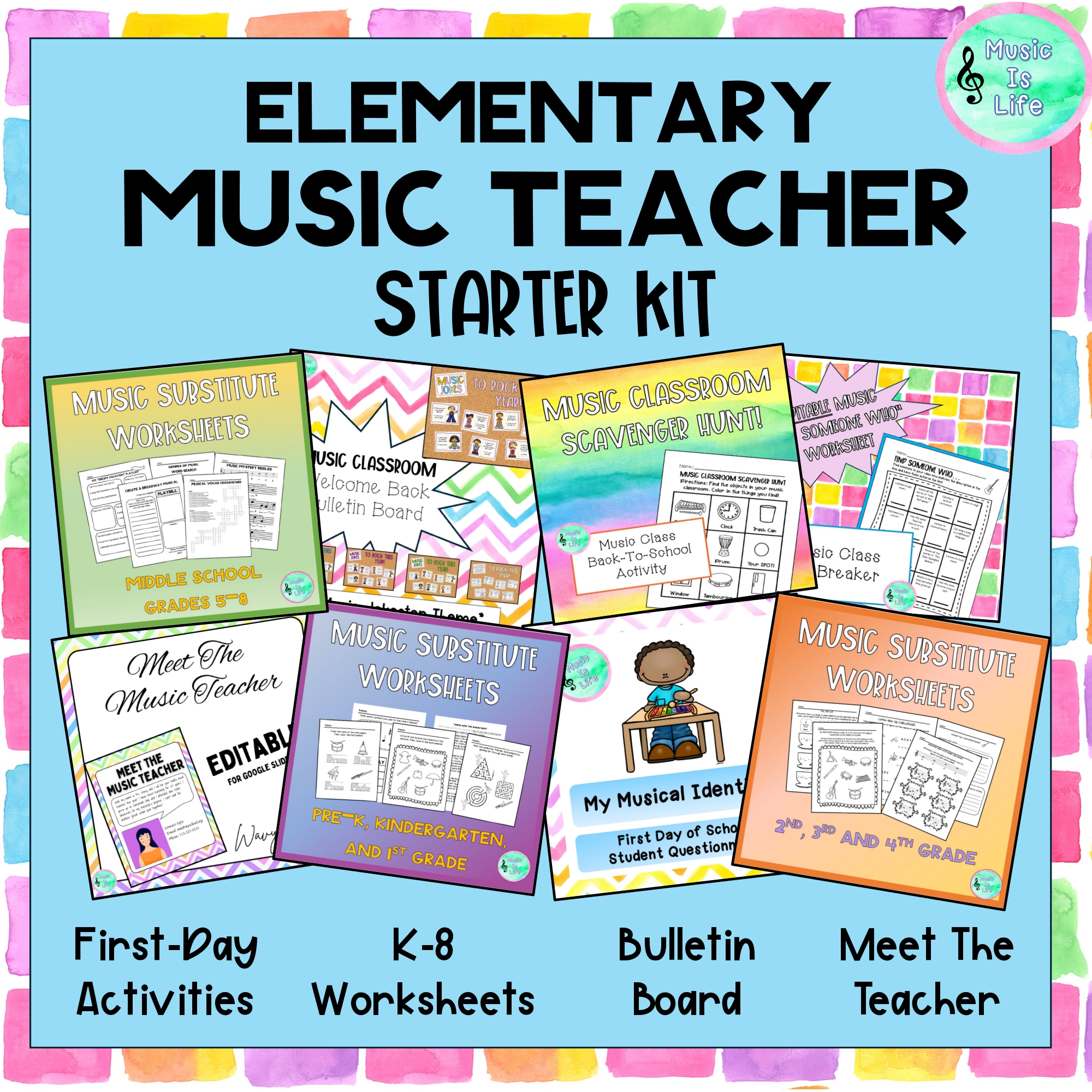 Elementary Music Teacher Starter Kit by Music Is Life | TPT